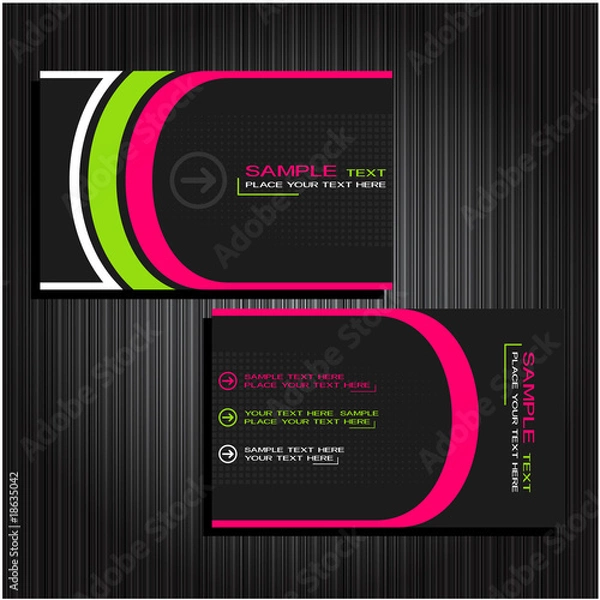 Obraz business cards (set 23)