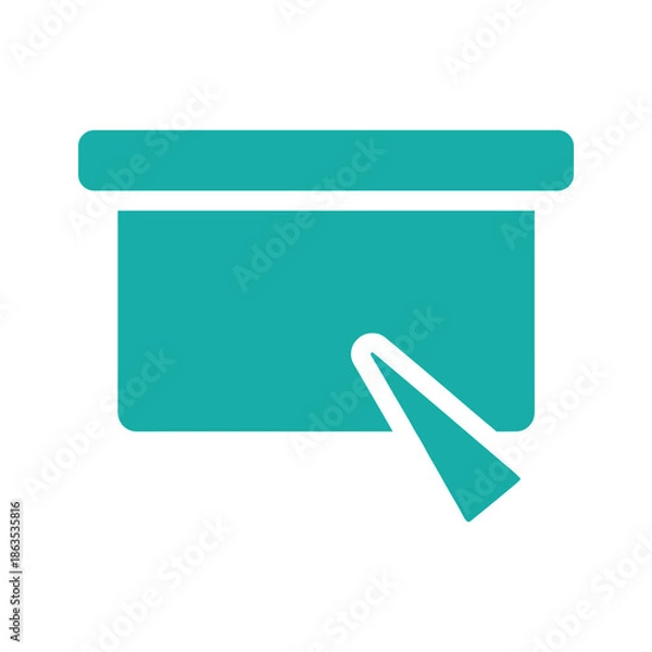 Fototapeta Simple Vector Wallet Icon