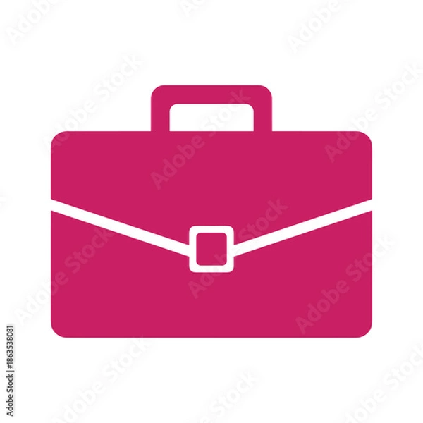 Obraz Pink Briefcase Icon