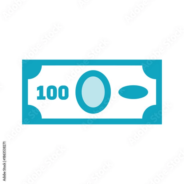 Obraz Vector Banknote Illustration