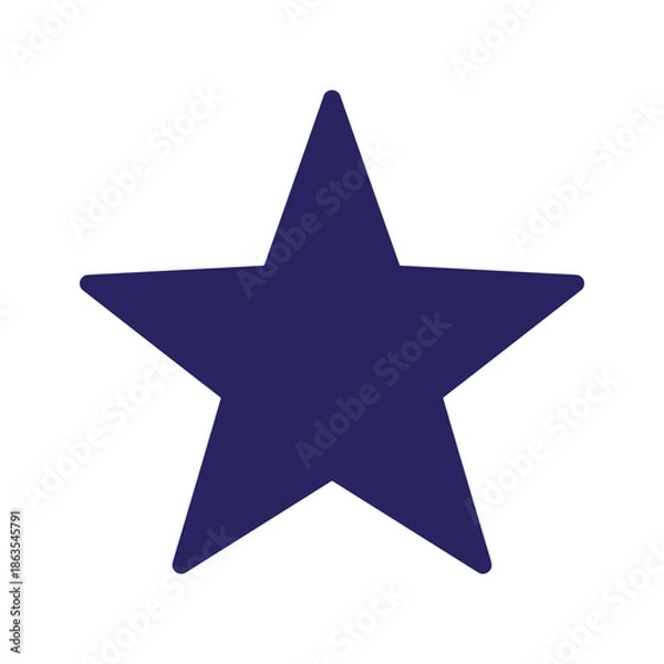 Fototapeta Star Icon Vector Illustration