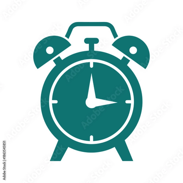Fototapeta Alarm Clock Vector Illustration