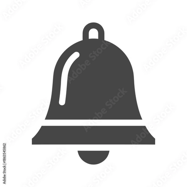 Fototapeta Bell Icon Vector Illustration