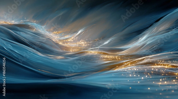 Fototapeta abstract blue background