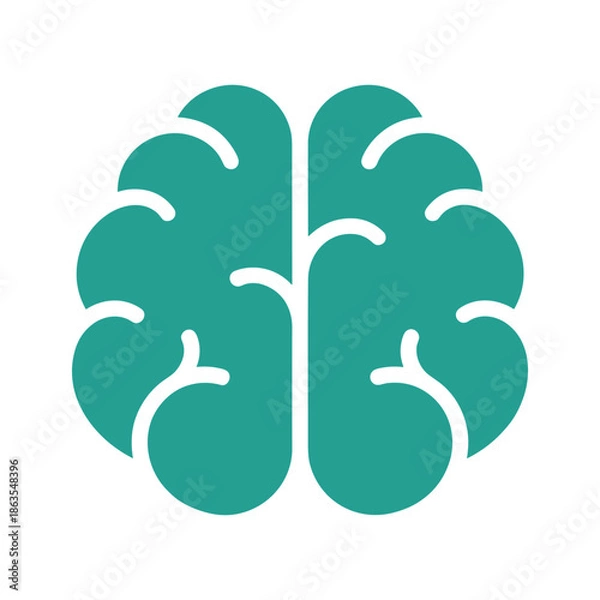 Obraz Brain Icon Vector Illustration