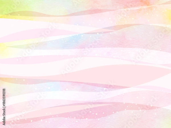 Obraz 春のイメージの抽象的な背景イラスト