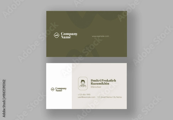 Obraz Business Card Design