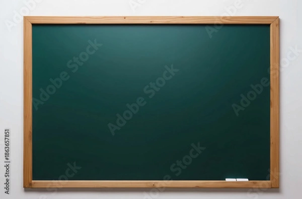 Obraz Empty Chalkboard, Simple Learning Space