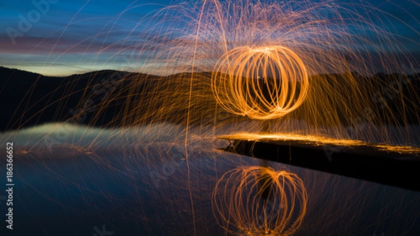 Obraz Lights in the evening