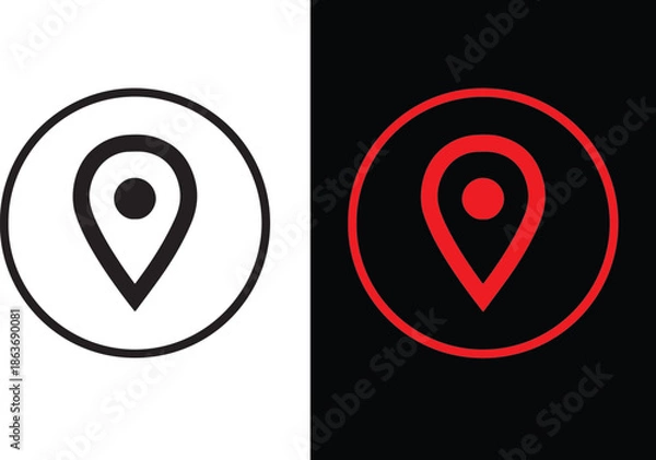 Obraz LOCATION ICON NEW