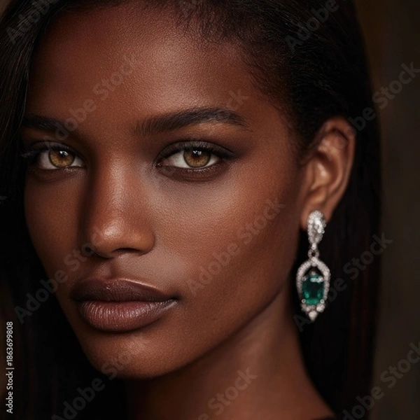 Obraz Confident African American Model
