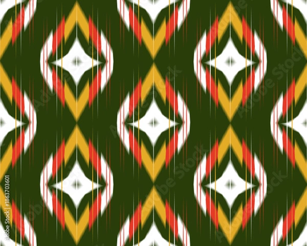 Fototapeta seamless pattern with geometric elements