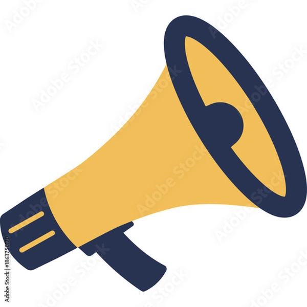 Obraz Megaphone Shape Illustration