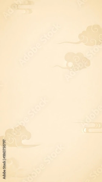 Obraz Abstract clouds pattern background in beige tones decorative design