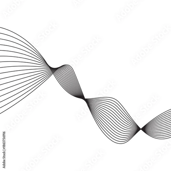 Obraz Aesthetic Wave Line