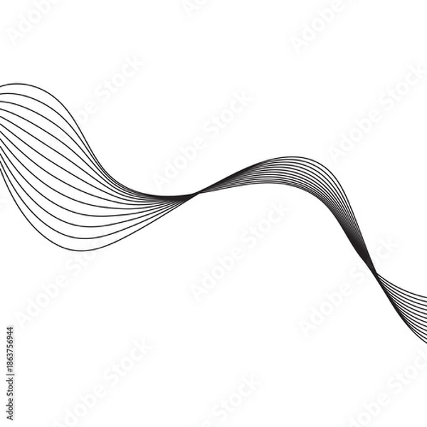 Obraz Aesthetic Wave Line