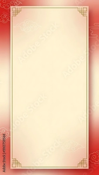 Fototapeta Elegant traditional background with decorative patterns and copy space