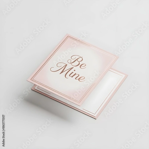 Obraz Elegant be mine card set