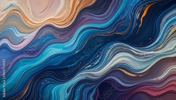 Obraz Abstract dynamic background with modern pattern, vector illustration style for creative, contemporary design projects