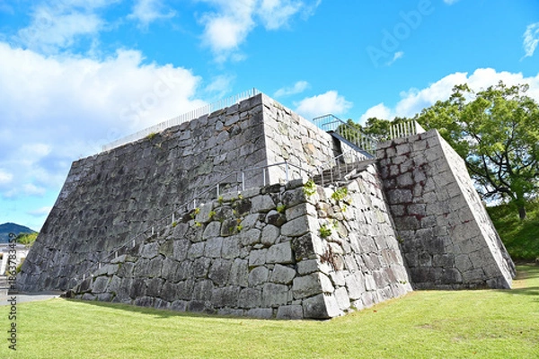 Fototapeta 赤穂城の天守台　兵庫県赤穂市
