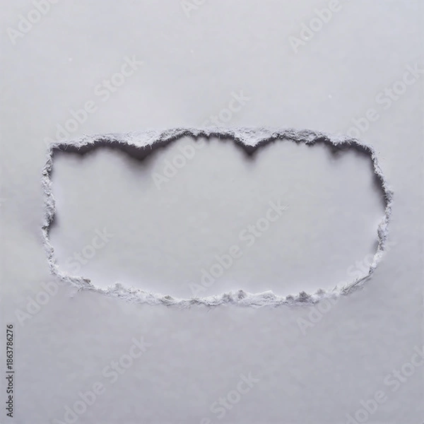 Obraz white paper with white background