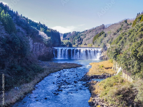 Fototapeta 【大分県】豊後大野市・沈堕の滝