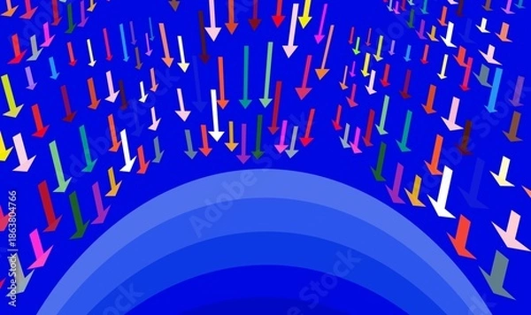 Obraz abstract blue background