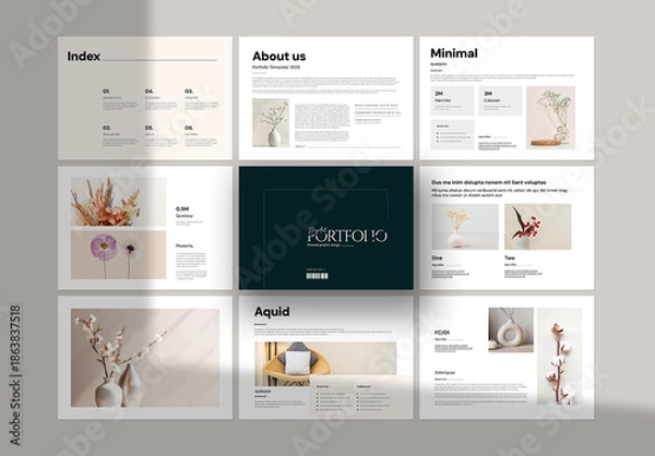 Obraz Minimal Portfolio