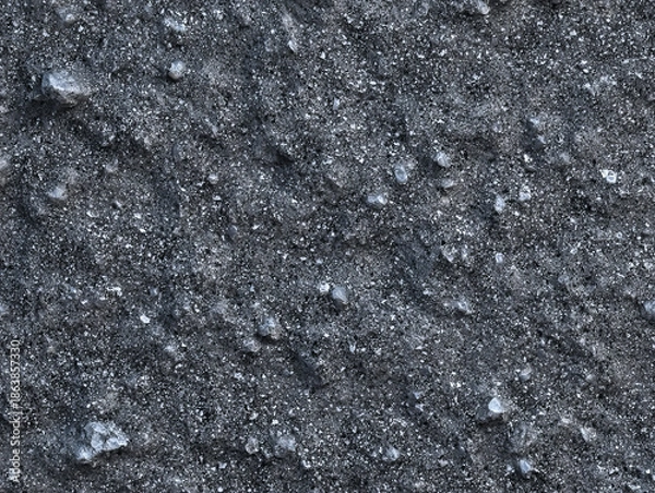 Obraz High Resolution Seamless Dark Gray Stone Texture for Background Use