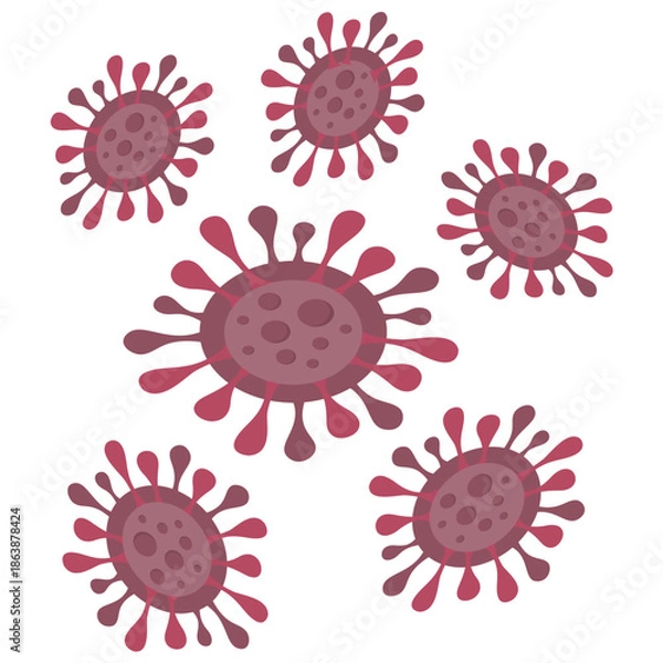 Obraz Pink Gonorrhea Bacteria