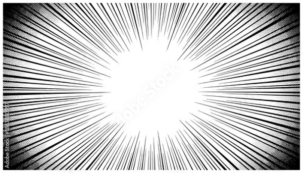 Obraz Hand Drawn Zoom Effect Background