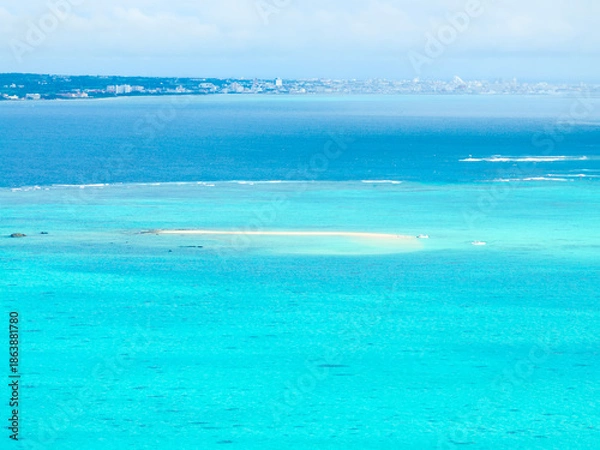 Obraz 浜島（沖縄県竹富町）※背景は石垣島