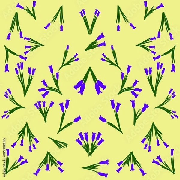 Obraz seamless floral pattern