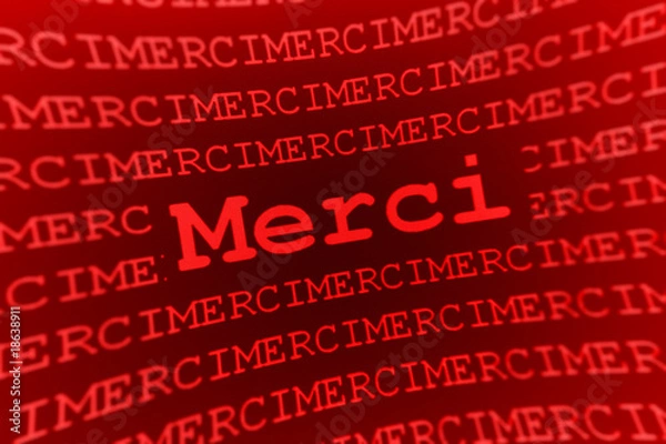 Fototapeta Dankeschön