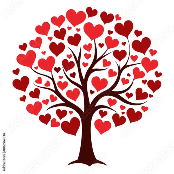 Obraz Valentine Heart Tree