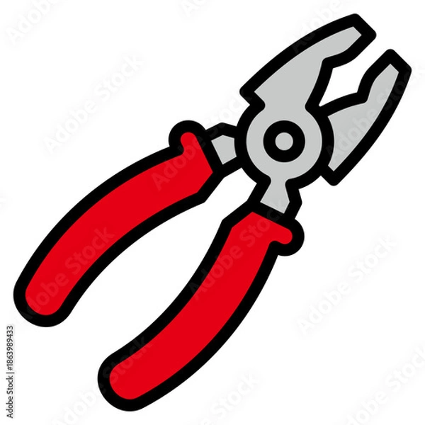 Obraz Pliers  Icon Element For Design