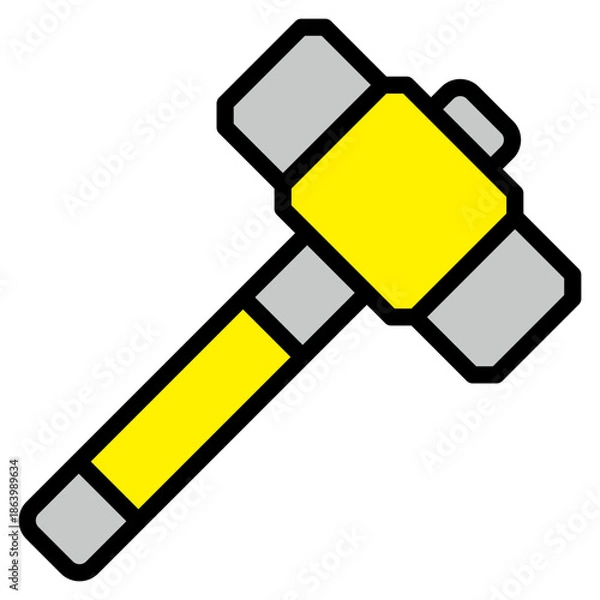 Obraz Sledgehammer  Icon Element For Design