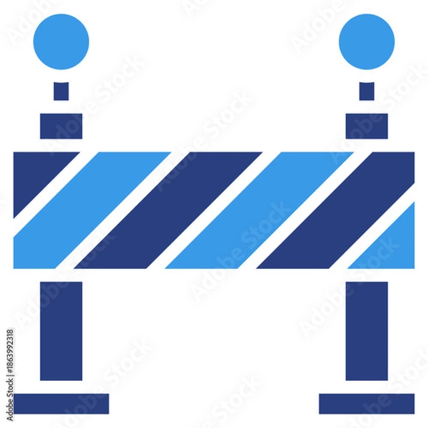 Obraz Barrier  Icon Element For Design