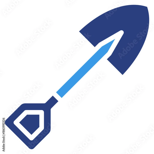 Obraz Shovel  Icon Element For Design