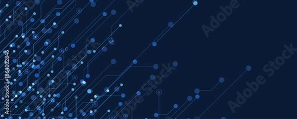 Obraz Abstract circuit technology board concept background