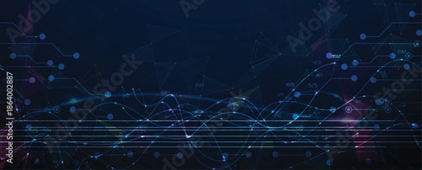 Obraz Abstract circuit technology board concept background