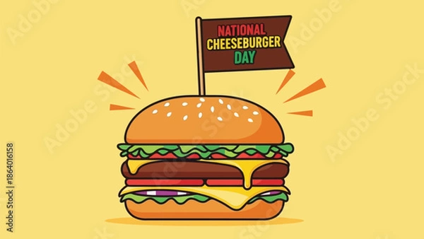 Obraz fast food burger