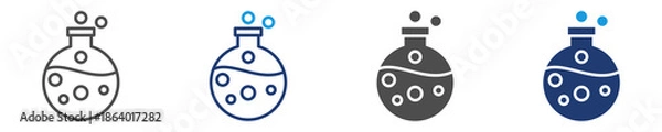 Obraz flask icon sheet multiple style