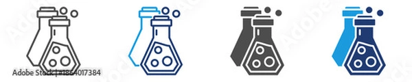 Obraz enlenmeyer icon sheet multiple style