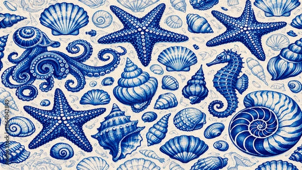Fototapeta Marine theme