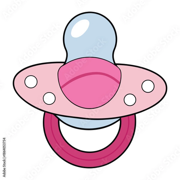 Obraz Baby Pacifier Illustration