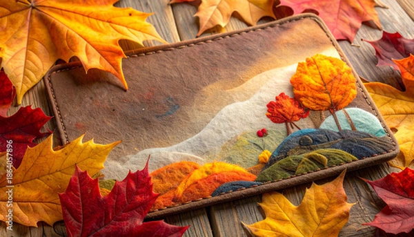 Obraz Felt mouse pad, Generated image	
