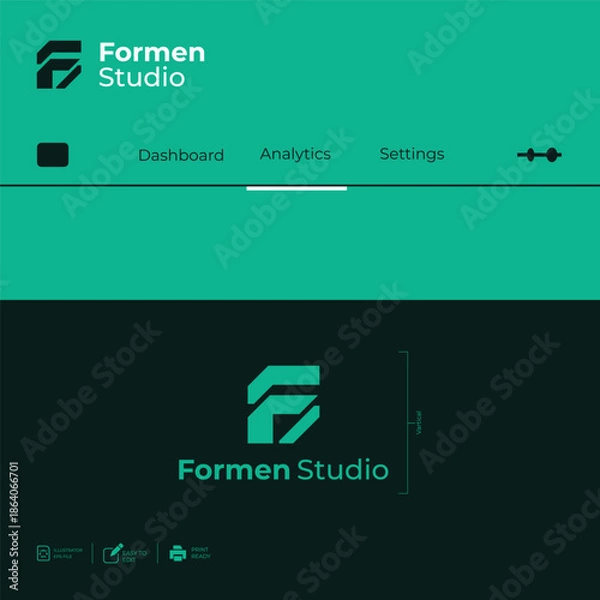 Obraz Logo template design