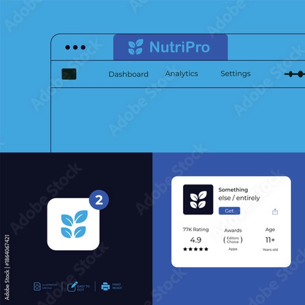 Obraz Logo template design