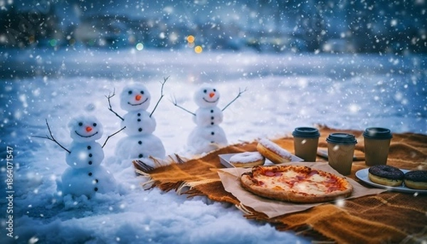 Obraz spring in the city